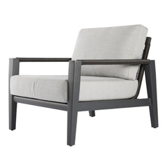 Elementi Laguna Aluminum Lounge Chair - Wicker Armrests OS2506S