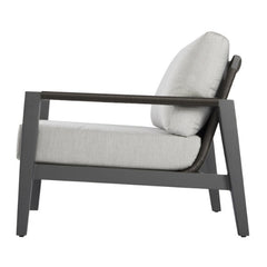 Elementi Laguna Aluminum Lounge Chair - Wicker Armrests OS2506S