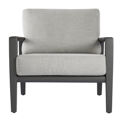 Elementi Laguna Aluminum Lounge Chair - Wicker Armrests OS2506S