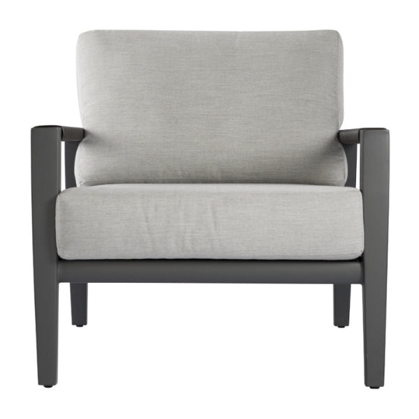 Elementi Laguna Aluminum Lounge Chair - Wicker Armrests OS2506S