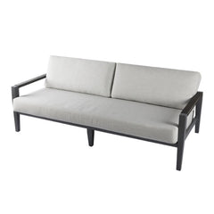 Elementi Laguna Outdoor Aluminum 3-Seat Sofa with Sunbrella Cushions OS2506T
