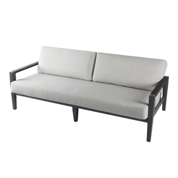 Elementi Laguna Outdoor Aluminum 3-Seat Sofa with Sunbrella Cushions OS2506T