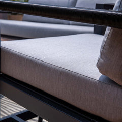 Elementi Laguna Outdoor Aluminum 3-Seat Sofa with Sunbrella Cushions OS2506T