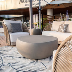 Elementi Malibu Rope Swivel Chair OS2502W