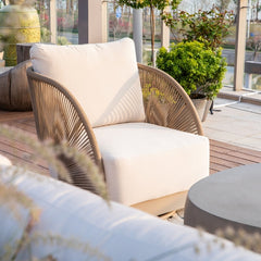 Elementi Malibu Rope Swivel Chair OS2502W