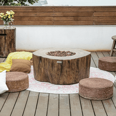 Elementi Manchester Fire Pit - 42 Inch Concrete Fire Table