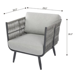 Elementi Milano Rope Lounge Chair OS2504S