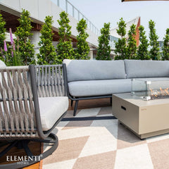 Elementi Milano Rope Swivel Chair OS2504W