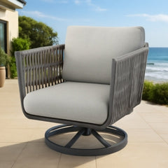 Elementi Milano Rope Swivel Chair OS2504W