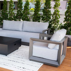 Elementi Newport Aluminum Lounge Chair OS2505S