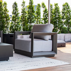 Elementi Newport Aluminum Lounge Chair OS2505S
