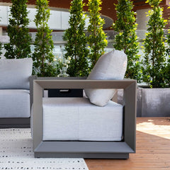 Elementi Newport Aluminum Lounge Chair OS2505S