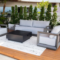 Elementi Newport Aluminum Sofa OS2505T
