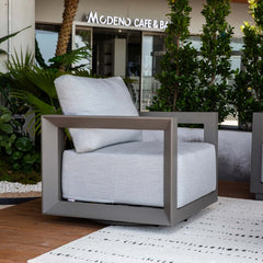 Elementi Newport Aluminum Swivel Chair OS2505W