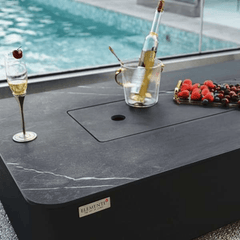 Elementi Plus Valencia Porcelain Top Fire Table OFP102BB