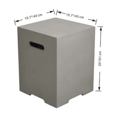 Elementi Plus Square Concrete Tank Cover ONB01-109