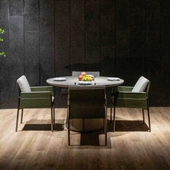 Elementi Rio 48" Round Concrete Dining Table FDG02