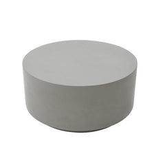 Elementi Rome 34" Round Concrete Coffee Table FCG08