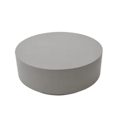 Elementi Rome 40" Round Concrete Coffee Table FCG07