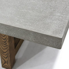 Elementi Seine 94.5" Rectangular Concrete Dining Table FDM01