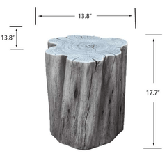 Log Seats For Fire Pit - Elementi Warren ONE01-103