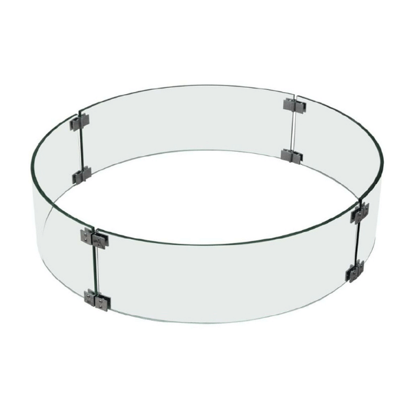 Elementi Fire Pit Wind Guard for Boulder Fire Table OFG110-WS