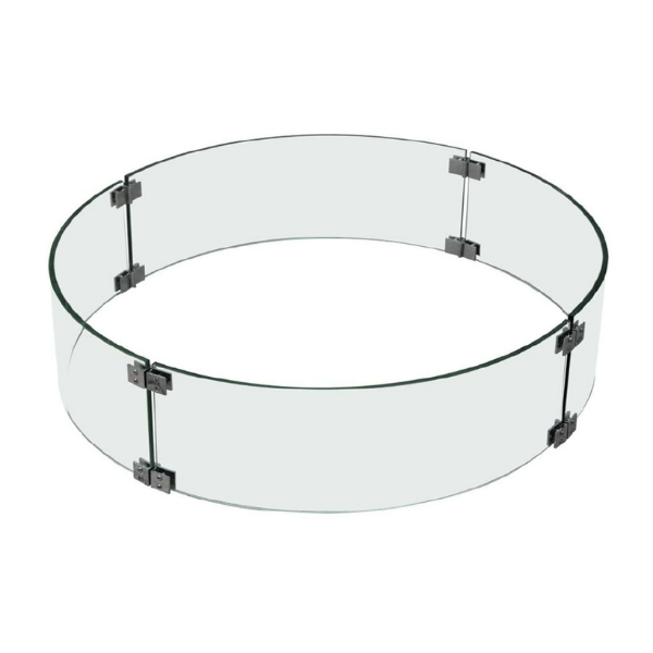Elementi Fire Pit Wind Guard for Columbia Fire Table OFG105-WS
