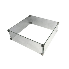 Elementi Manhattan and Aurora Wind Guard For Fire Pit OFG103-WS