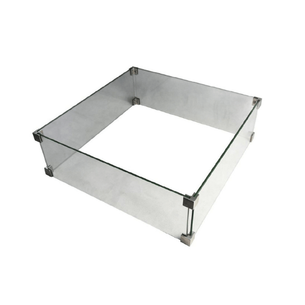 Elementi Manhattan and Aurora Wind Guard For Fire Pit OFG103-WS