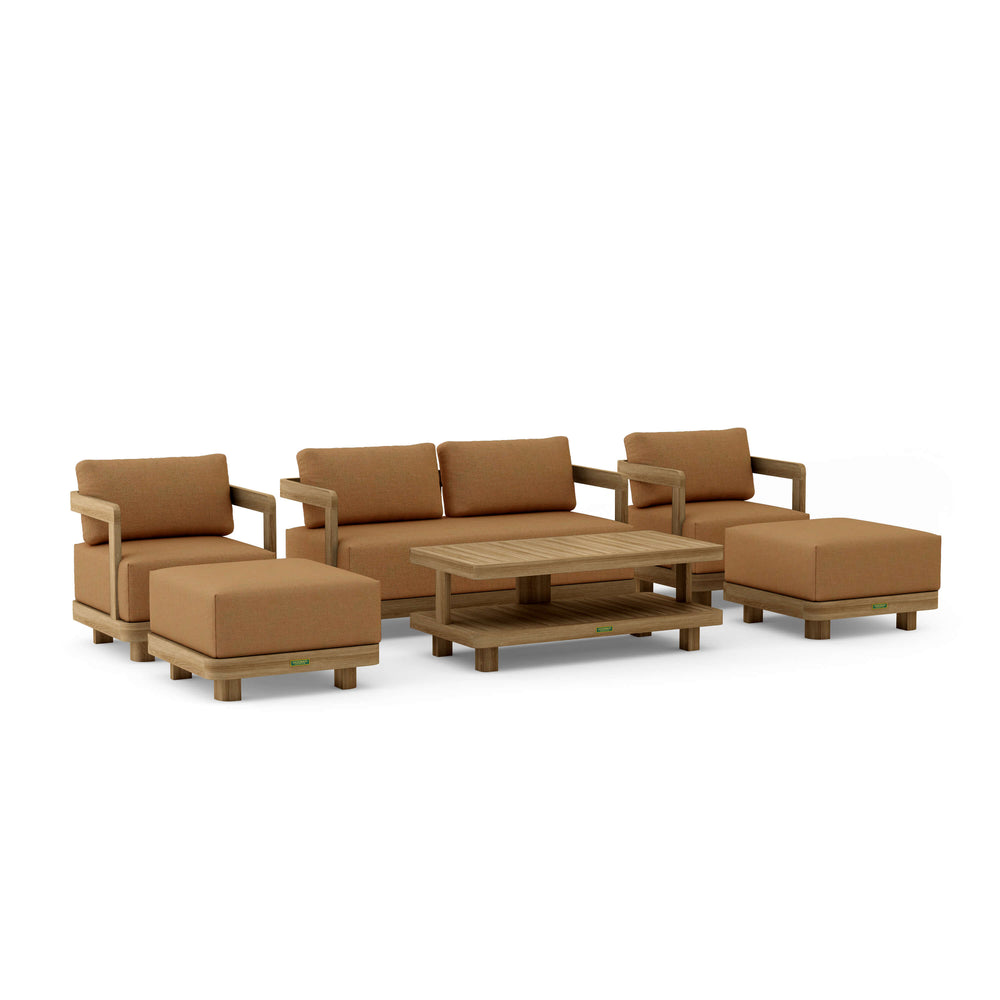 Canvas Teak cushion