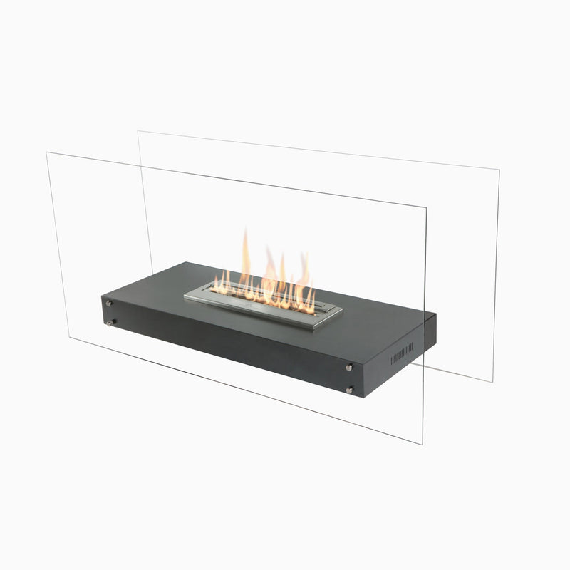 The Bio Flame Evoque Freestanding Ventless Ethanol Fireplace — 17,000 BTU