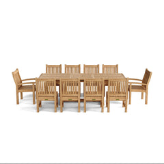 Bahama Sahara 11-Piece 8' Rectangular Dining Set - image 3