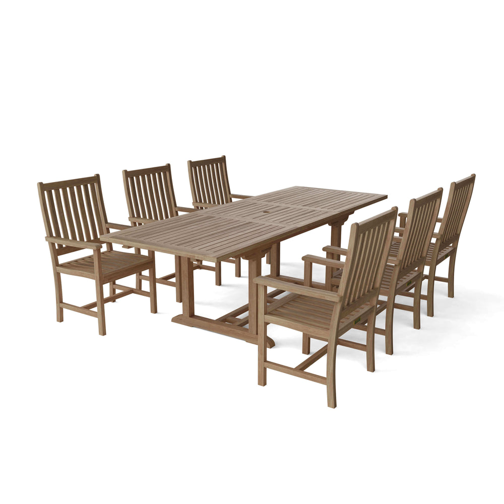 Bahama Wilshire Armchair 7-Piece Extension Dining Set - image 5
