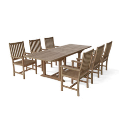 Bahama Wilshire Armchair 7-Piece Extension Dining Set - image 5
