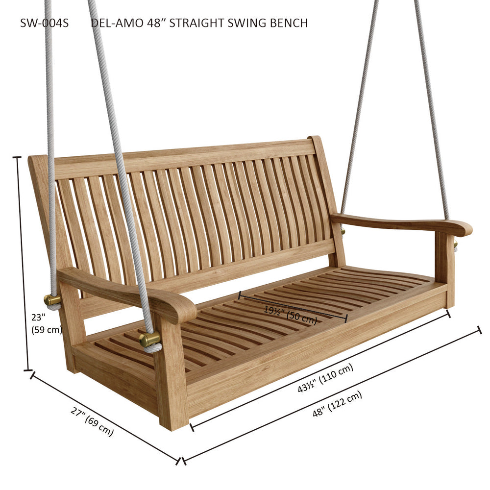 Del-Amo 48" Straight Swing Bench - image 3