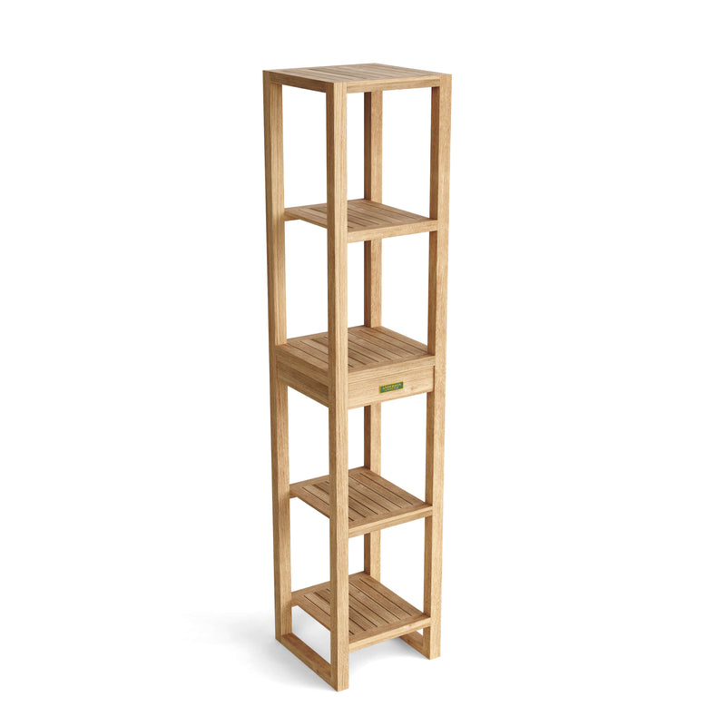 Spa 4-Shelf Towel Table in Teak