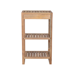 Spa 2-Shelf Towel Table in Teak - image 3