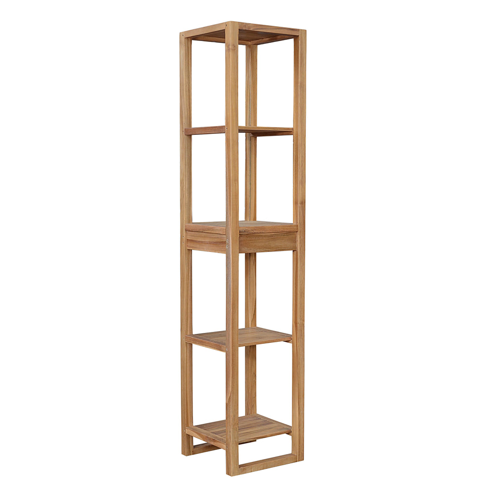 Spa 4-Shelf Towel Table in Teak - image 3