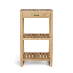 Spa 2-Shelf Towel Table in Teak - image 2