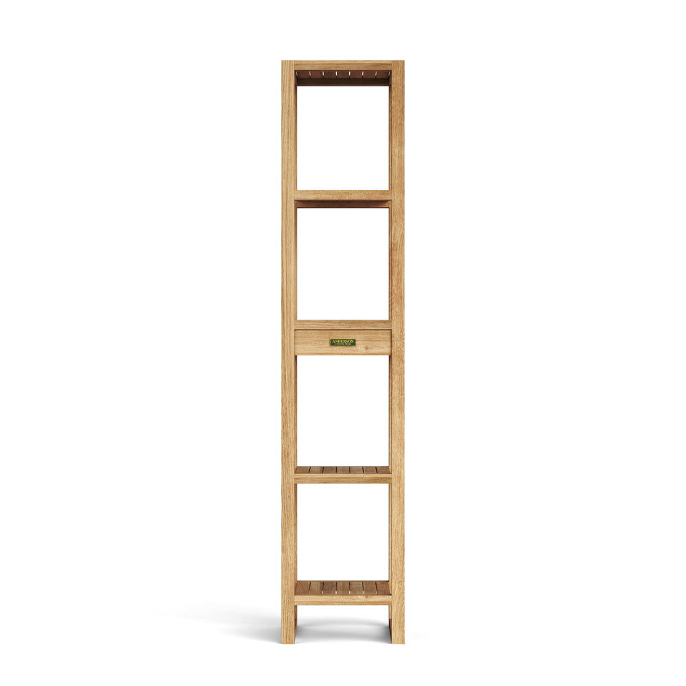 Spa 4-Shelf Towel Table in Teak - image 2