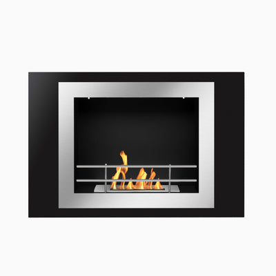 12,000 BTU Stainless Steel Electric Fireplace, 13