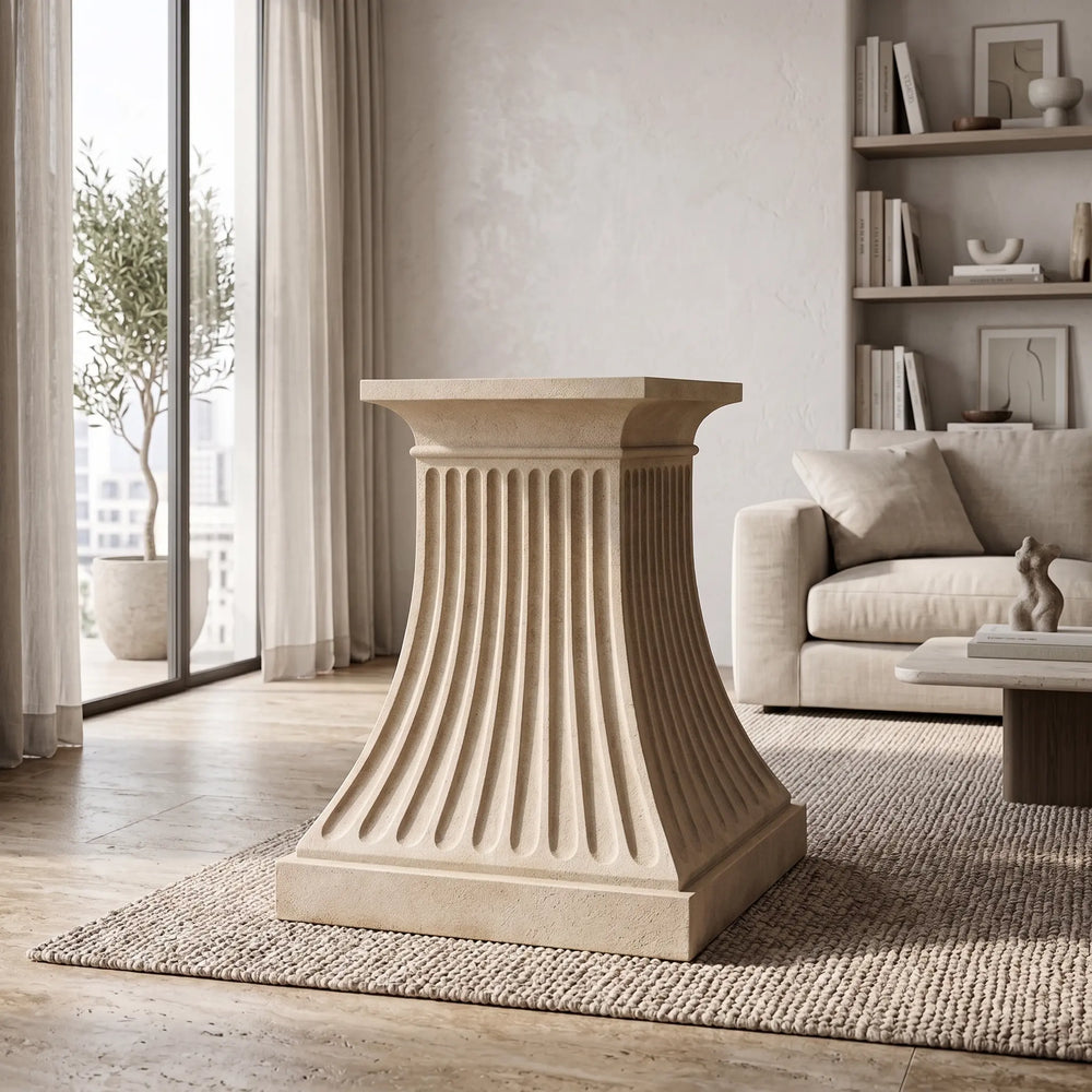 Fluted Pedestal