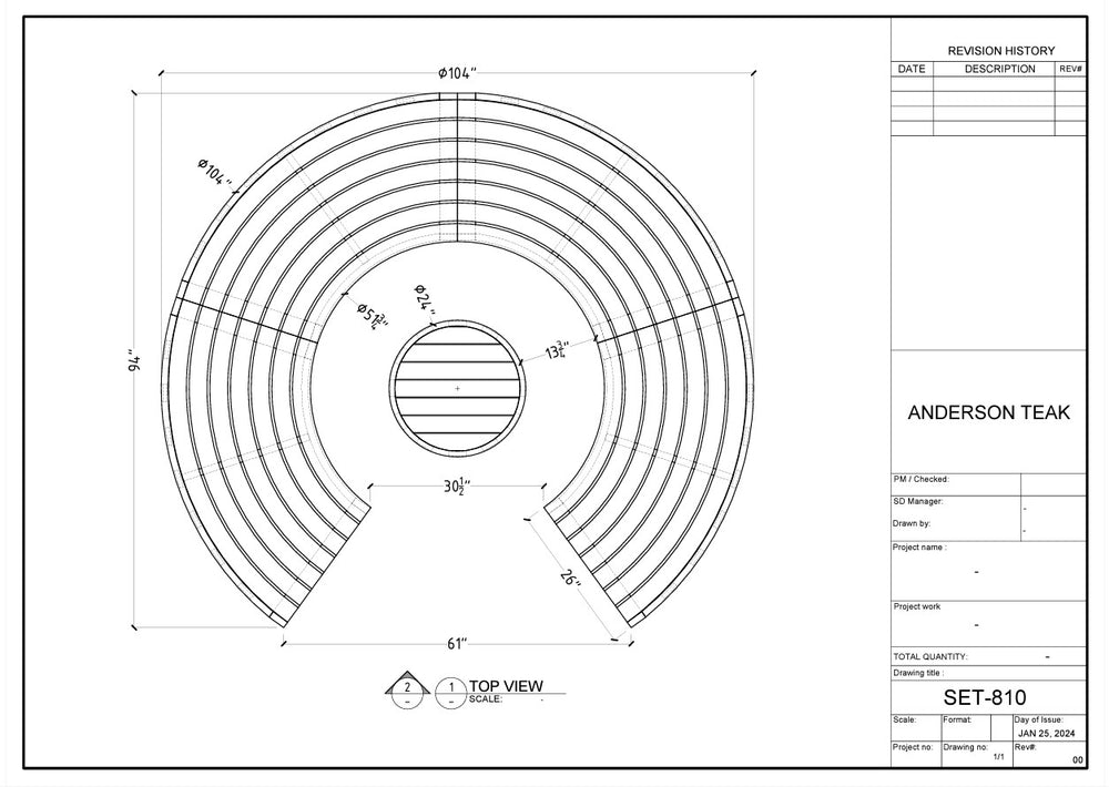 Circular Modular Deep Seating Set (SET-810) - image 8