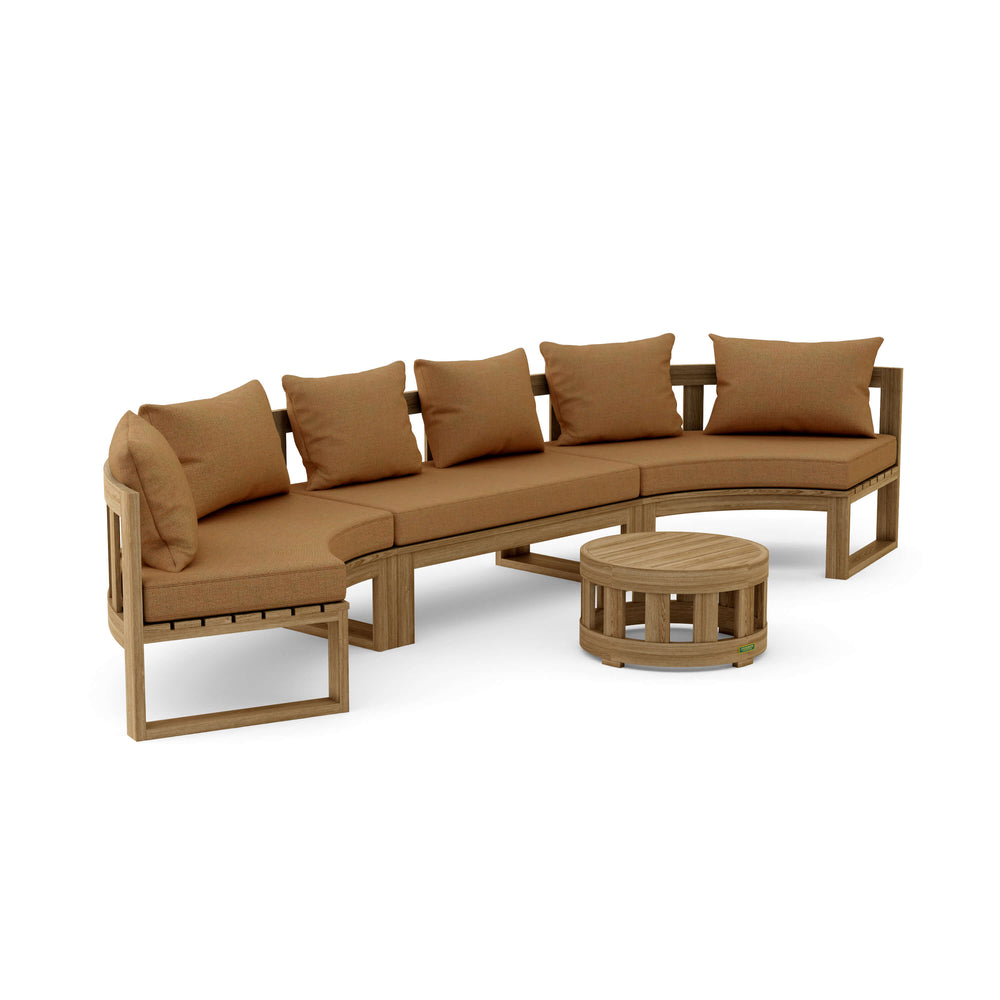 Canvas Teak cushion