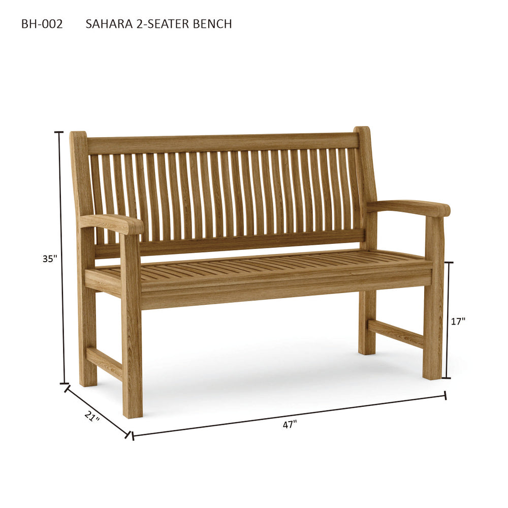 Sahara 2-Seater Bench - image 8