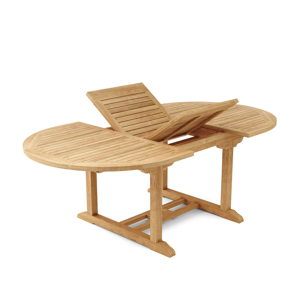 Bahama Sahara Side Chair 7-Piece 87" Oval Dining Set