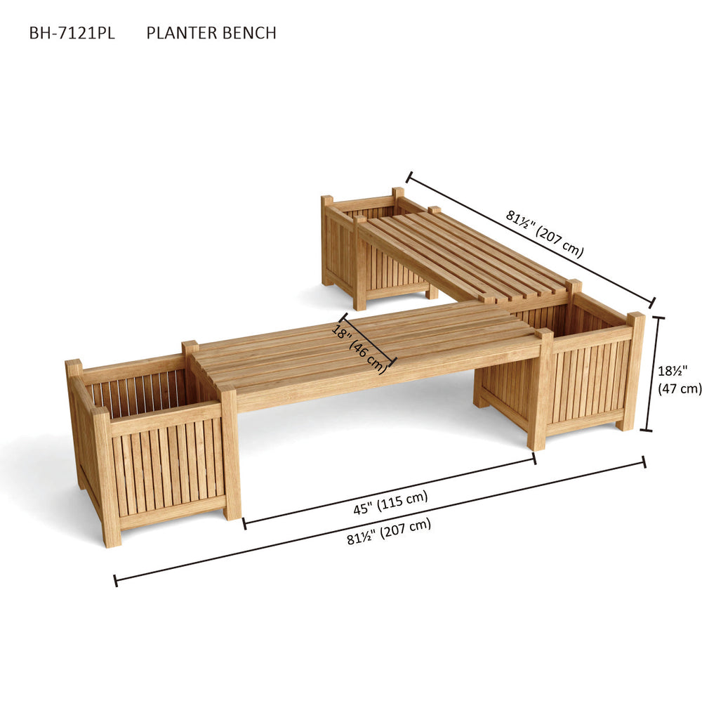 Planter Bench (2 bench + 3 planter box) - image 9