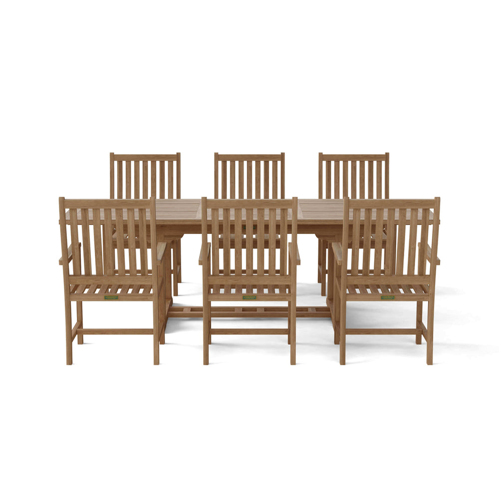 Bahama Wilshire Armchair 7-Piece Extension Dining Set - image 6
