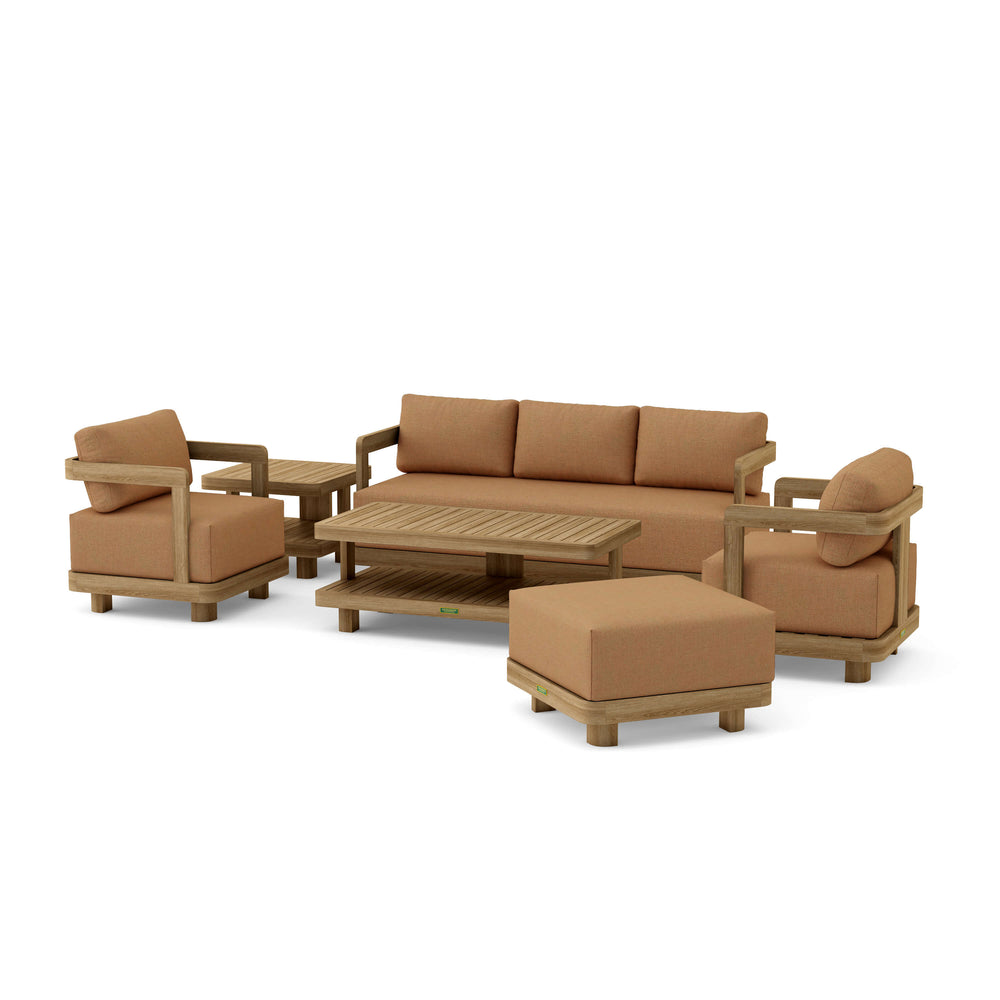 Canvas Teak cushion
