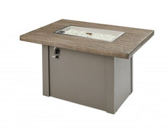 The Outdoor GreatRoom Havenwood 62" Rectangular Gas Fire Pit Table